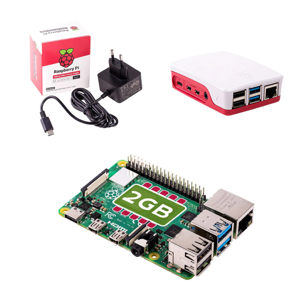 Kit placă de dezvoltare Raspberry Pi 4 Model B 2GB - SolCharge