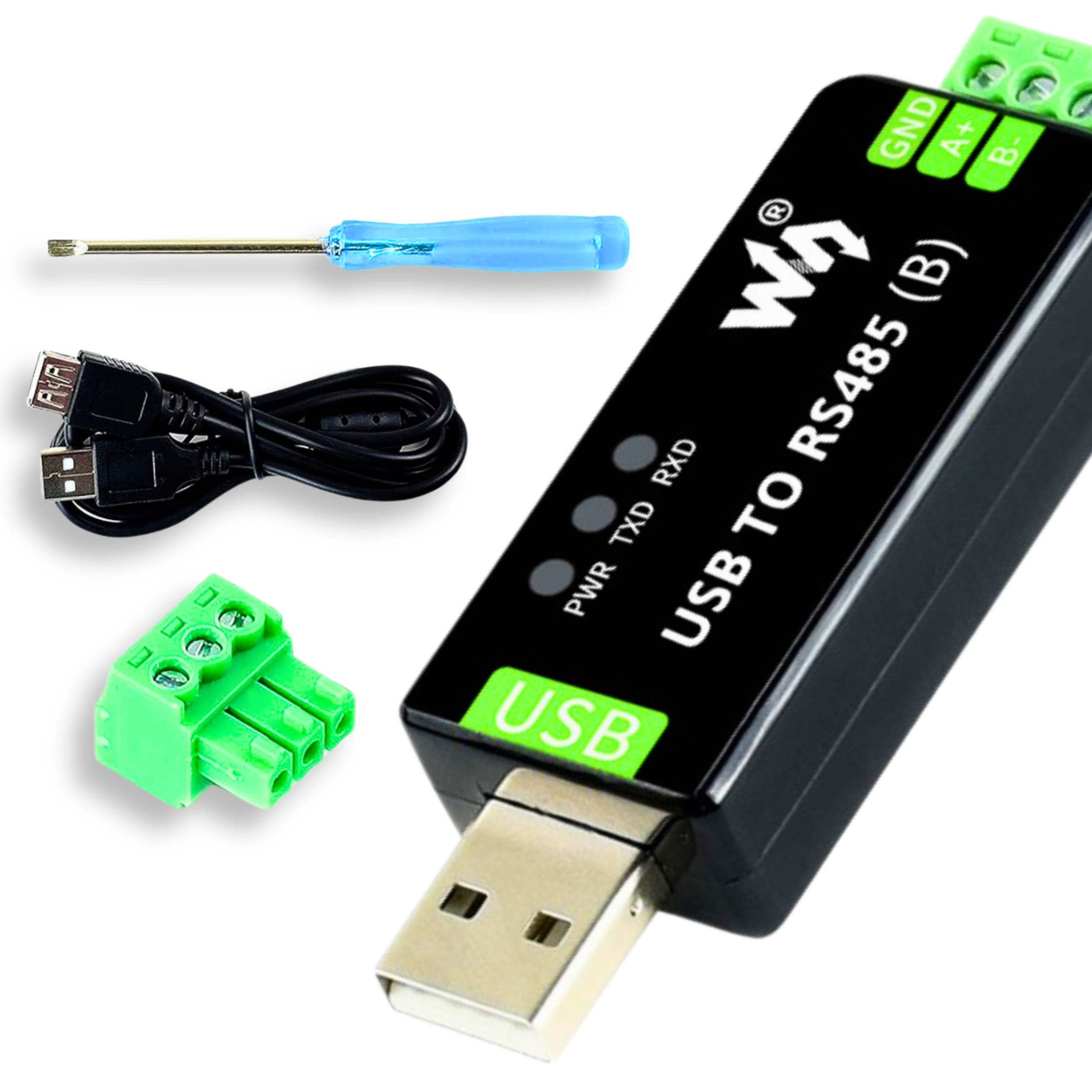 Convertor industrial USB - RS485 Waveshare CH343G - SolCharge