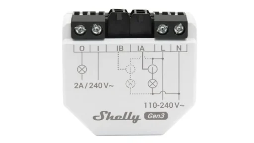 Contor de energie monofazat Shelly EM GEN3 cu 2 canale + clema 50A Contor de energie monofazat Shelly EM GEN3 cu 2 canale + clema 50A
